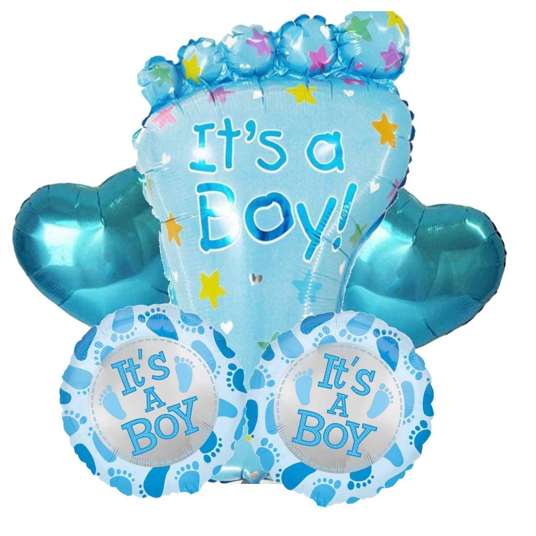 Blue Feet Balloon Baby Shower
