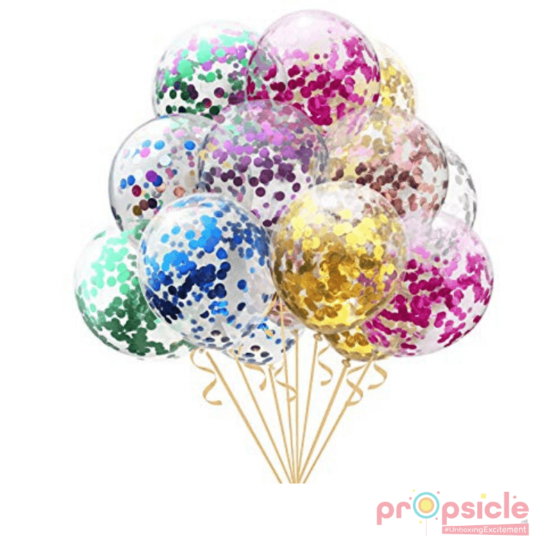 Multicolor Confetti Balloon