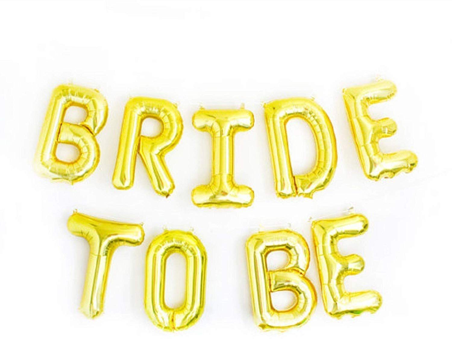 golden bride to be balloon