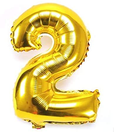 Golden-Number-2-Foil-Balloon