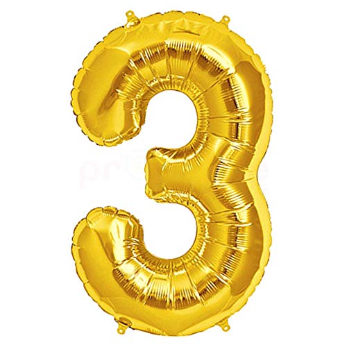 Golden-Number-3-Foil-Balloon