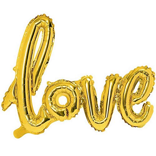 Love Golden Foil Balloon