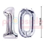 number balloon for birthday decor